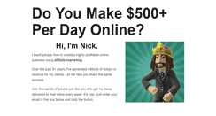 Desktop Screenshot of nicklenihan.com