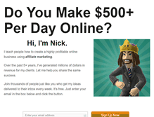 Tablet Screenshot of nicklenihan.com